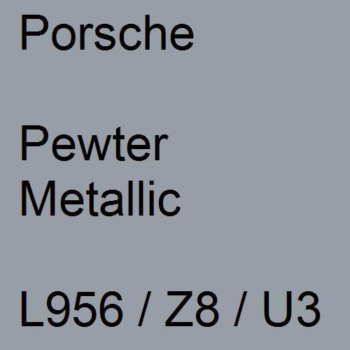 Porsche, Pewter Metallic, L956 / Z8 / U3.
